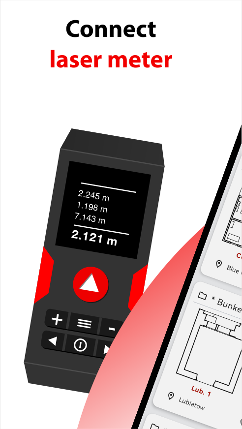 Connect laser meter with Bluetooth